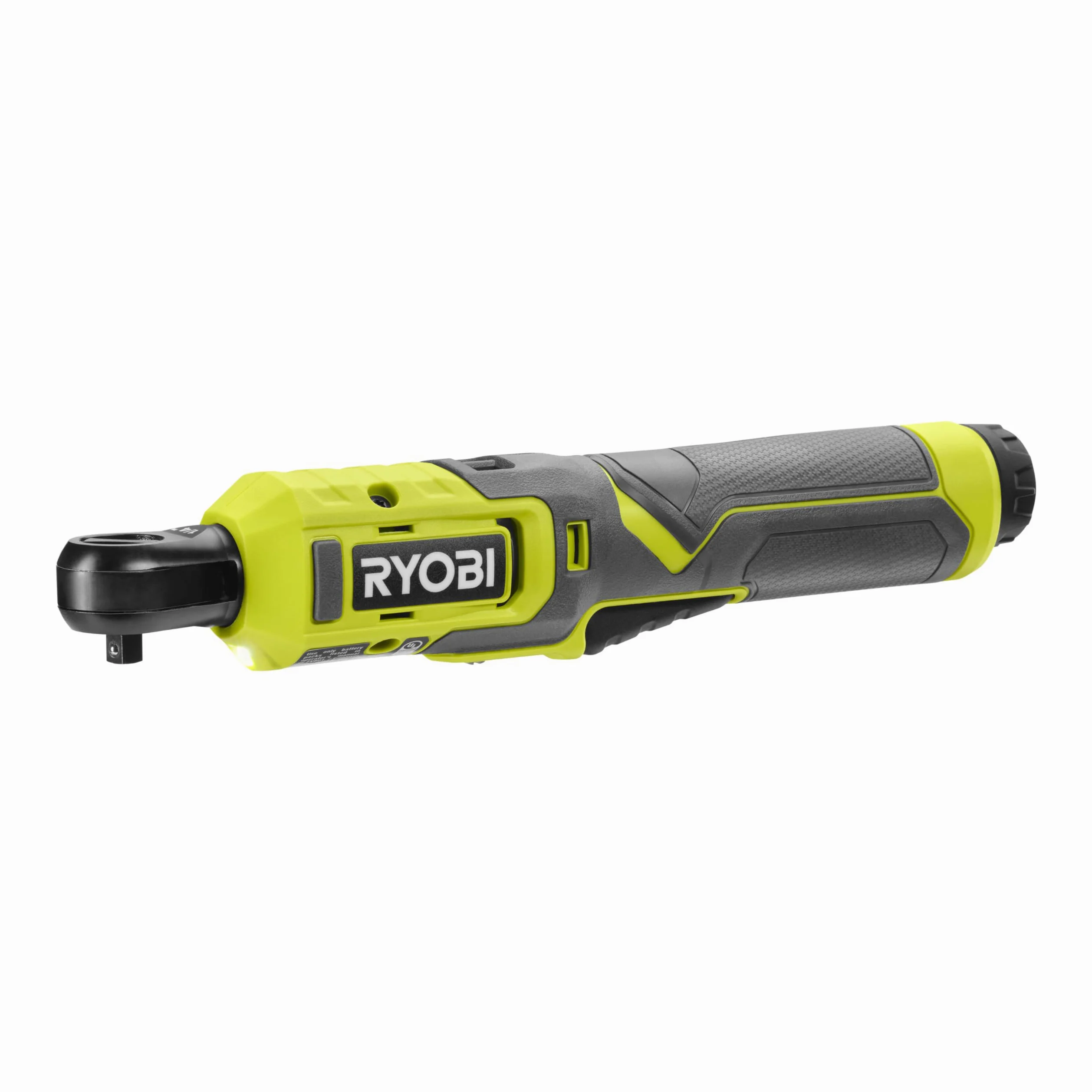 RYOBI - Clé à cliquet 4V USB Lithium - emmanchement carré 1/4’’ - 8 Nm - Livrée avec son câble USB-C & 1 batterie 4V 2,0 Ah USB Lithium - RR14W4-120G