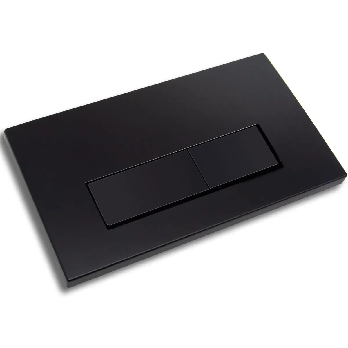 Plaque de déclenchement commande Bouton de chasse d'eau Accessoire pour réservoir de WC Compatible avec Geberit Sigma01,20,30 UP300 et UP320, fonction double chasse(Noir Mat)