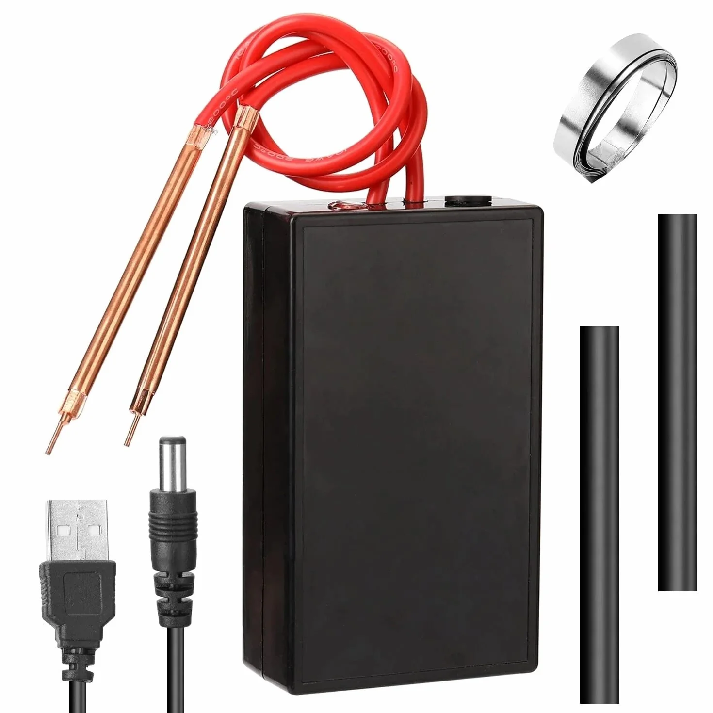 WANGCL 18650 Batterie Soudeuse par Points, Machine de Soudage par Points, Mini Outil de Soudage par Points Portable DIY Ensemble Complet 18650 Batterie au Lithium Nickel Ceinture Soudage par Points
