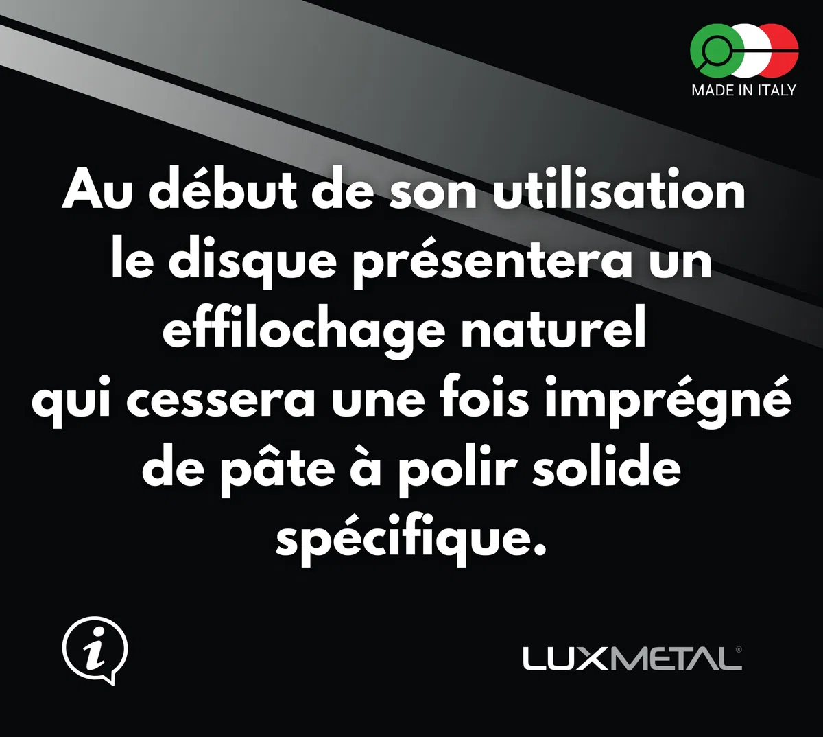 Lux Metal Disque Polissage 250 mm de Coton Fin en Flanelle Roue Pad Tampon Pour Meuleuse Touret à Meuler Brosse Polisseuse Lustrage Metal Acier Inox Alu Pour Aluminium Chrome Resine Epoxy Pate a Polir