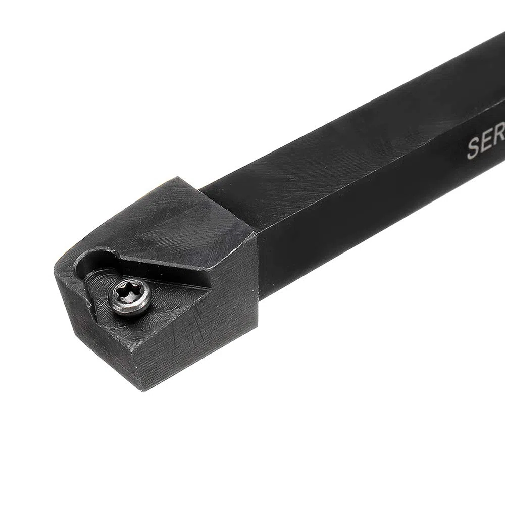 Ser1212H16 Externe Thread Turning Tool Holder 12X100Mm Lathe Boring Bar For 16Er Ag60 Inserts