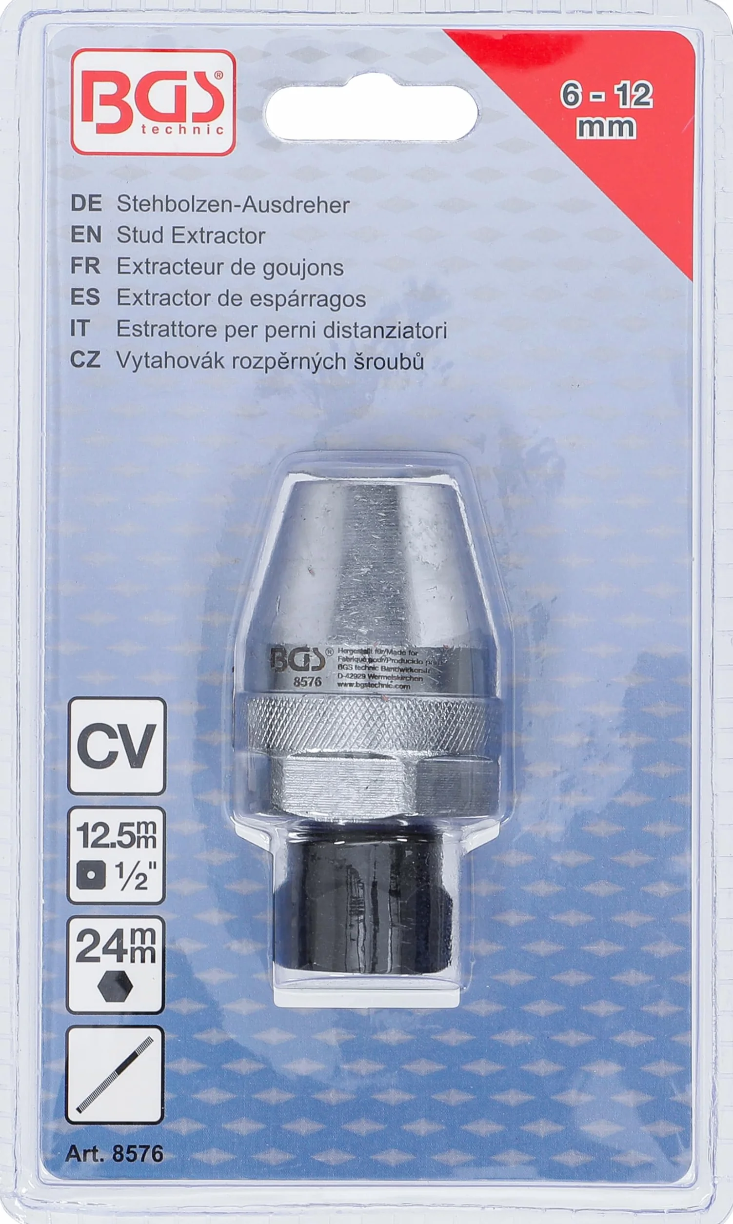 BGS 8576 | Extracteur de goujons | 6-12 mm