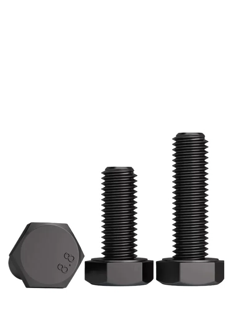 M7 noir 8,8 boulons à tête hexagonale en acier pas de vis 1,0 (50,M7-1.0 x 12mm)