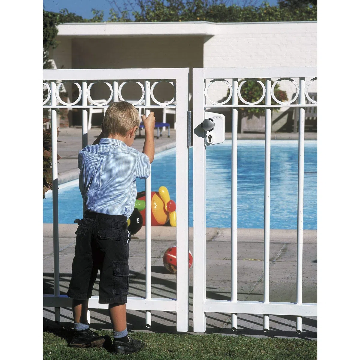 LOCINOX.Com Bouton de sécurité KIDLOC 3006WS carré de 8, Noir