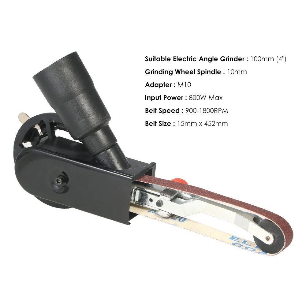 Lime électrique, Ponceuse Pneumatique, Lime à Doigts, Multifonction Ponceuse à Bande Joint M14 pour Meuleuse D'angle Électrique 115mm et 125mm