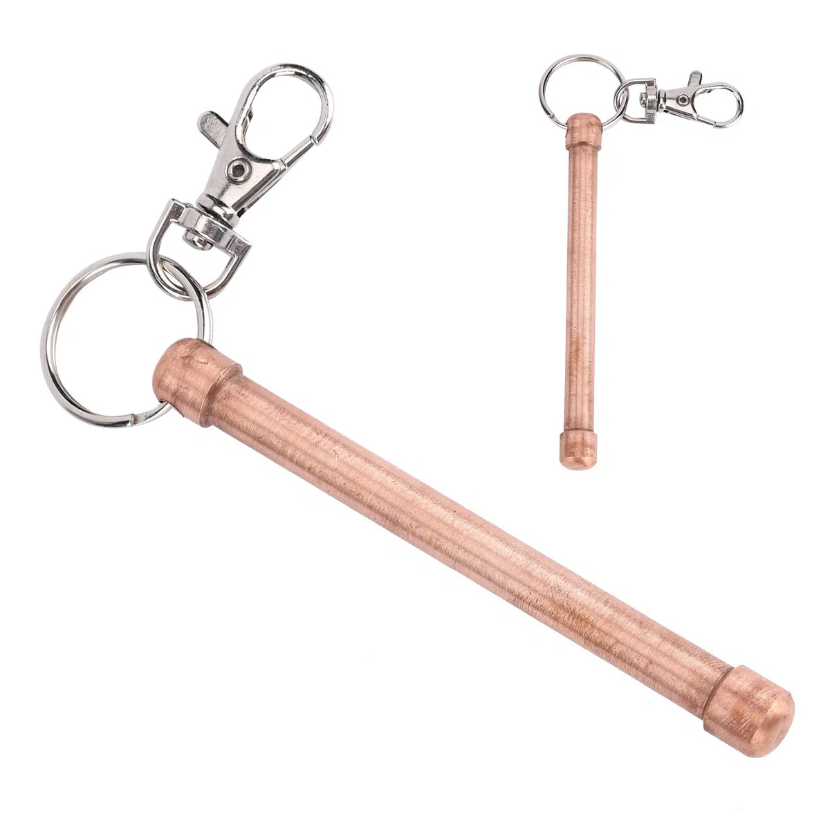 Ouvre-Porte et Poussoir de Bouton en Cuivre sans Contact - Porte-clés sans Contact pour Ascenseurs, Dab et Surfaces Publiques (Protection par Rouleau de Nettoyage à la Main)