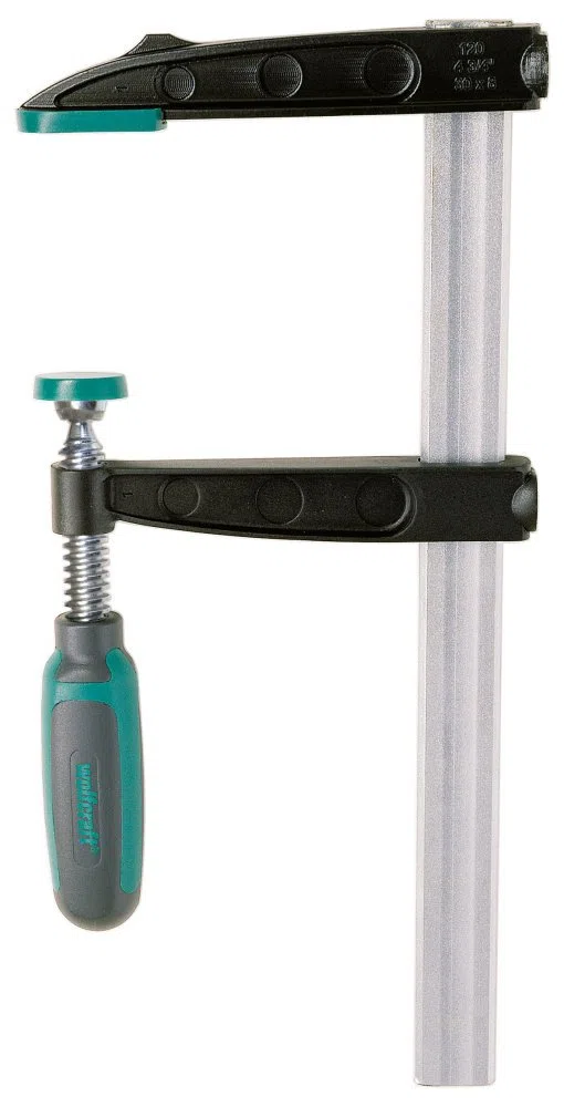 wolfcraft 3623000 - Serre-Joint à vis SZ 120-1000 - Saillie 120 mm - Ouverture 1000 mm