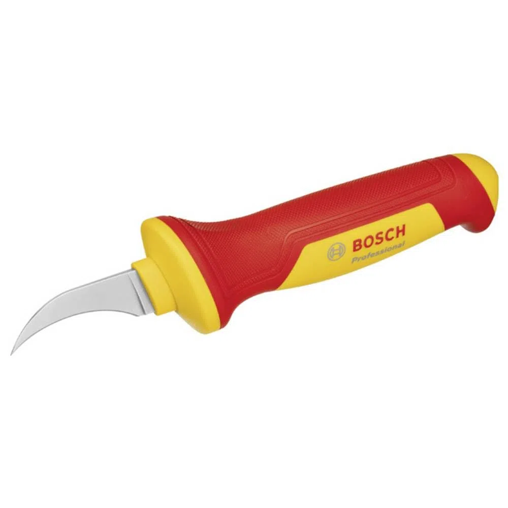 Bosch Professional Couteau à dénuder VDE (avec lame serpette en acier S2)