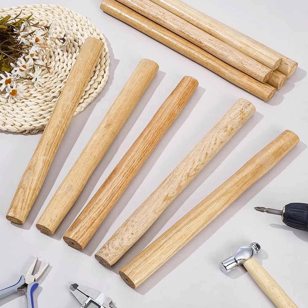 PH PandaHall 10pcs 35.5cm Manche de Marteau de Rechange en Bois Manche Multifonctionnel pour Sledge Hammers Hatchet Axe Tool Projets de DIY Cadeau pour la Fête des Pères
