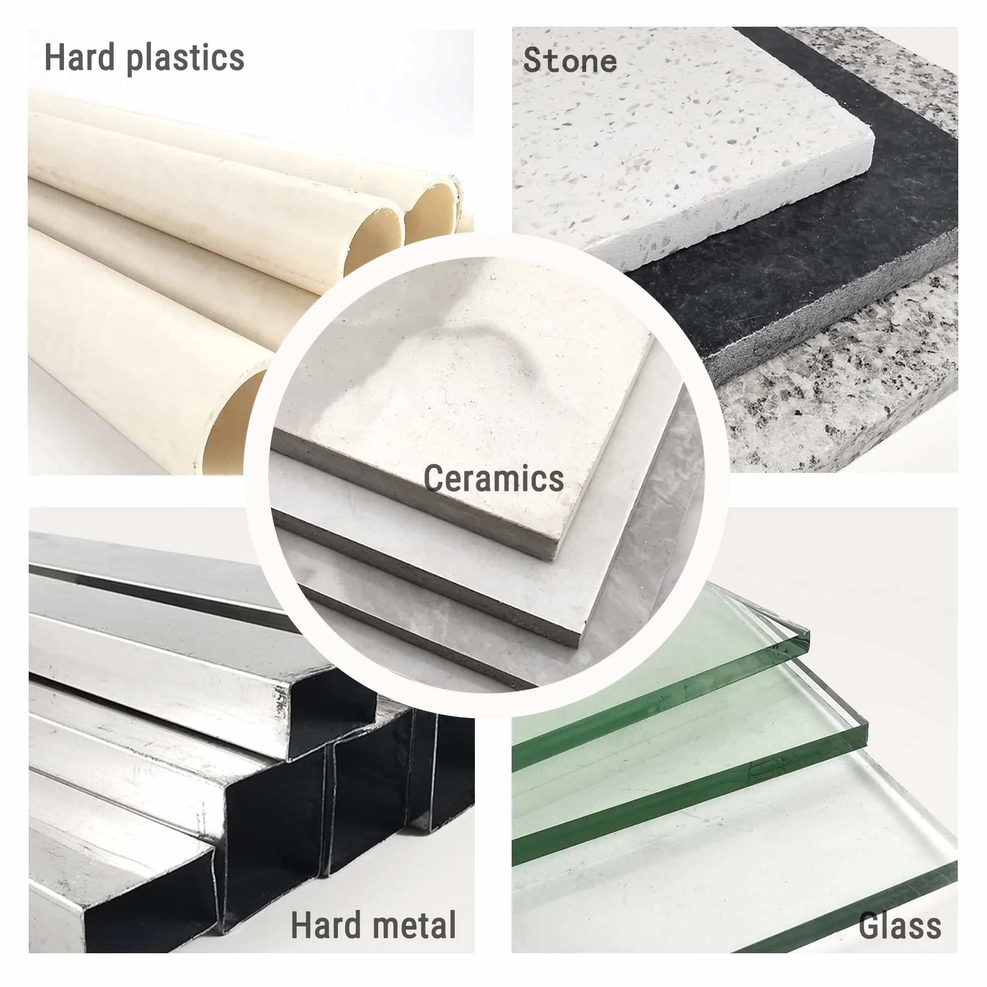 NBB Tampon de polissage diamant électroplaqué pour polissage à sec sur marbre granit pierre naturelle céramique bois verre métal diamètre 100 mm 4" avec support en nylon (60#, 4)