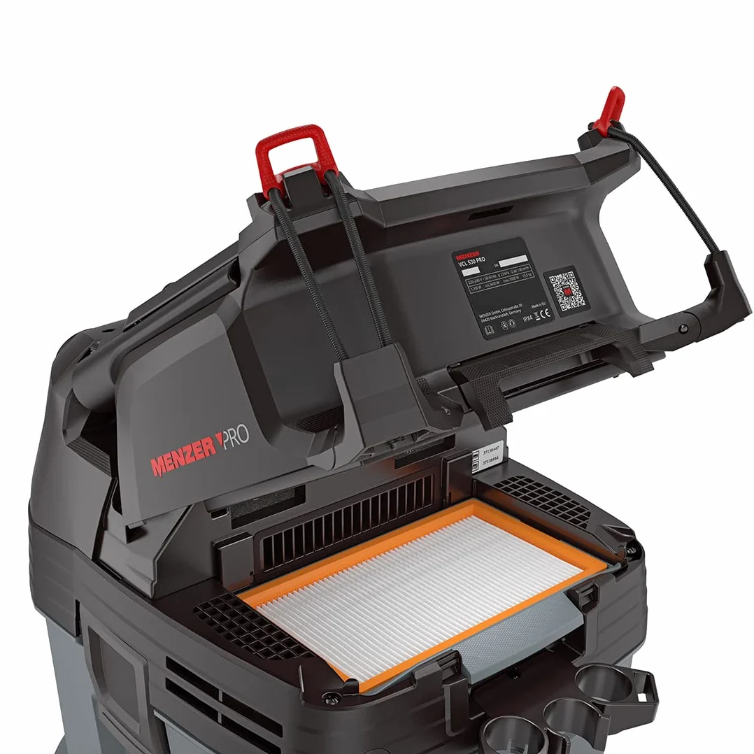 MENZER Dustfree Système de Ponçage LHS 225 PRO VARIO + VCL 530 PRO | Antistatic, pour la Construction à sec, Ponceuse Girafe, Aspirateur Industriel Eau et Poussière