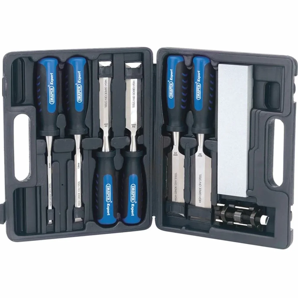 Draper WCS8/SG Kit de ciseaux à bois 8 pièces