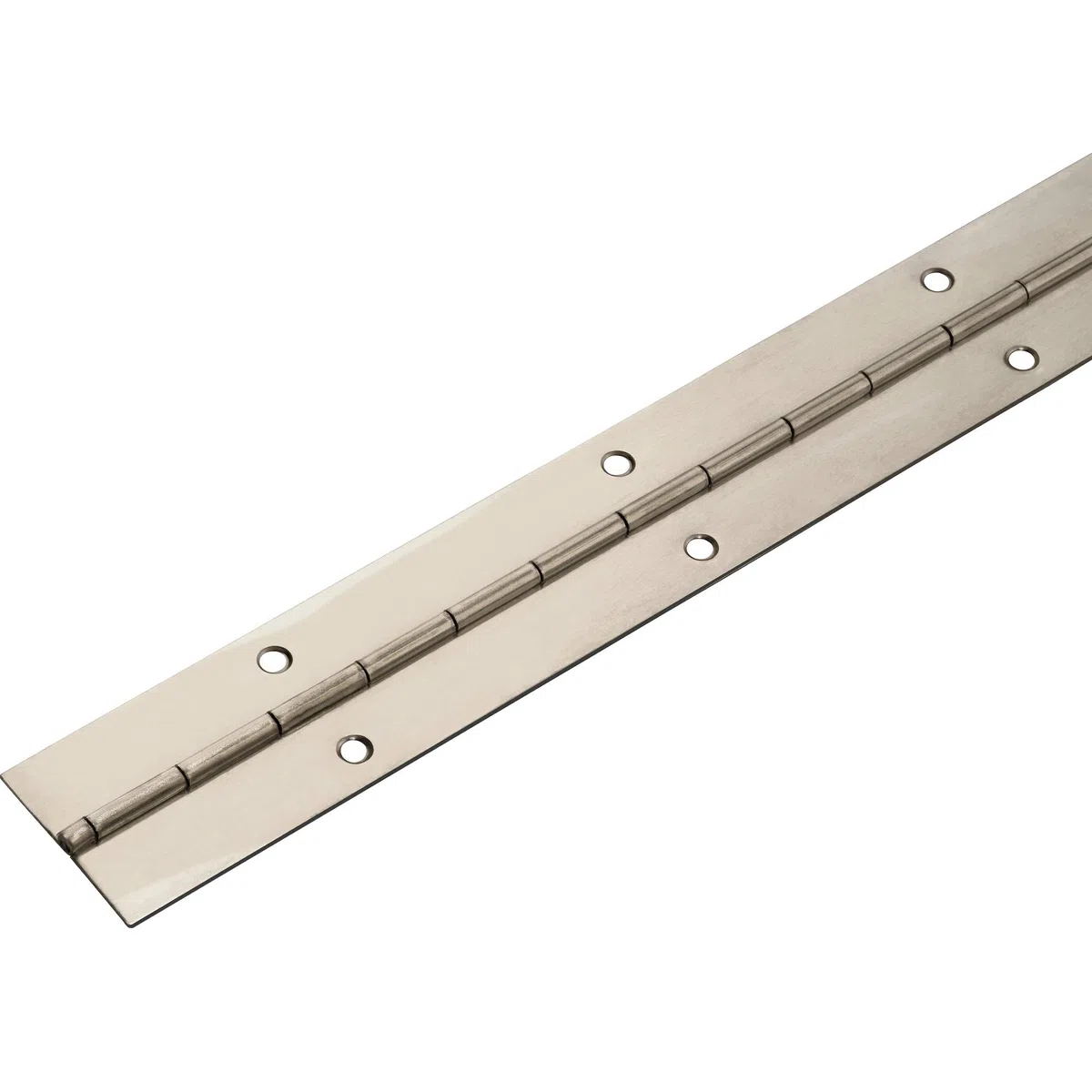 Gedotec Stabilo Charnière de Piano à Visser - Porte Roulée en Acier Inoxydable V2A - Bande de Fixation 900 x 32 mm - Meuble Percé - 1 Pièce