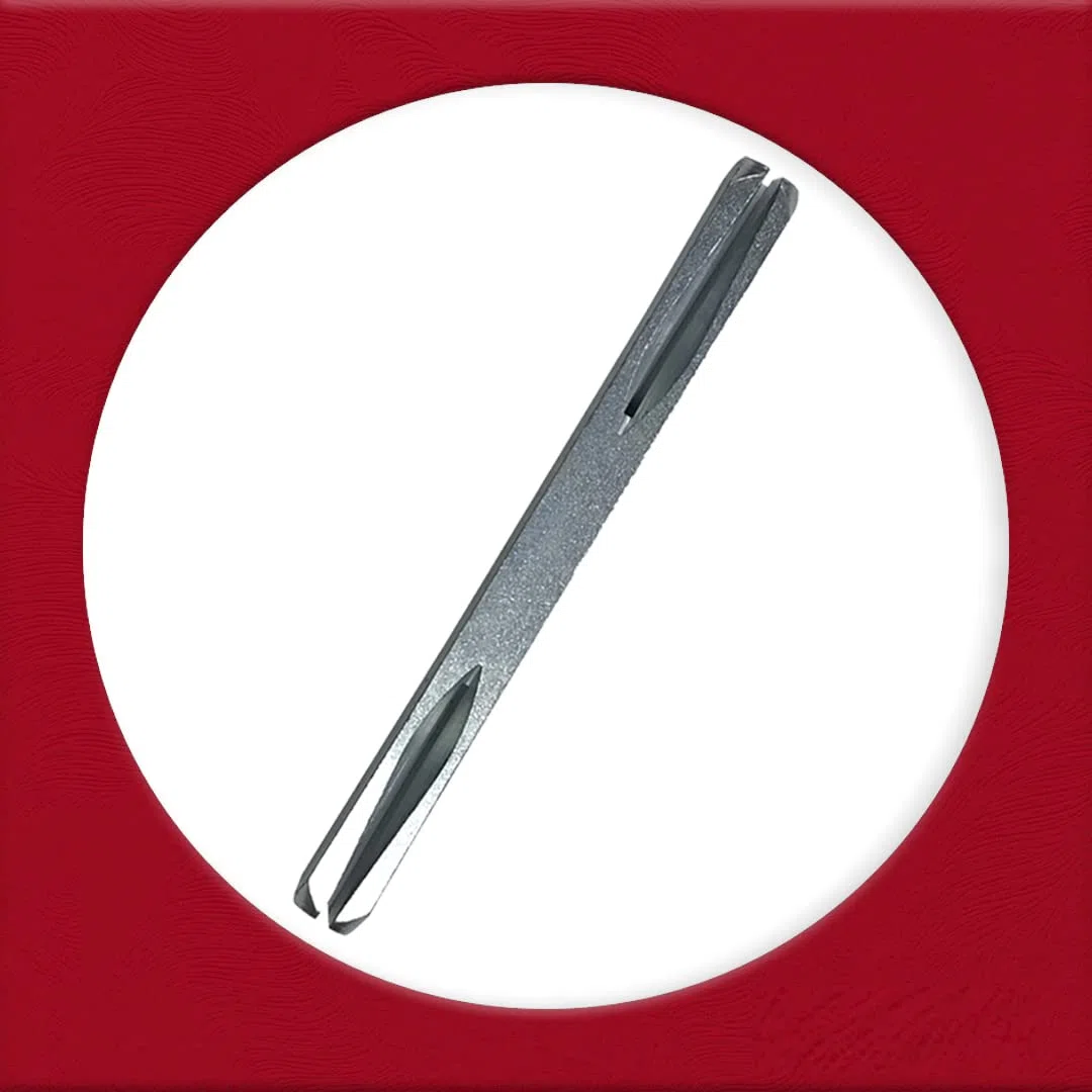 Universal Hardware Levier fendu en acier de 7 mm pour poignées de porte, boutons et fenêtres (150 mm)