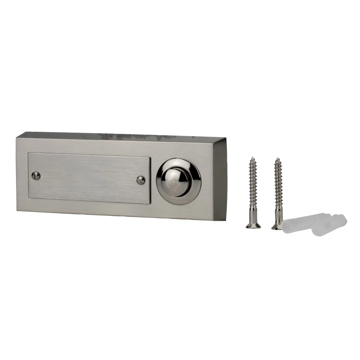 Unitec 41104 Bouton de sonnette simple en inox pour montage apparent
