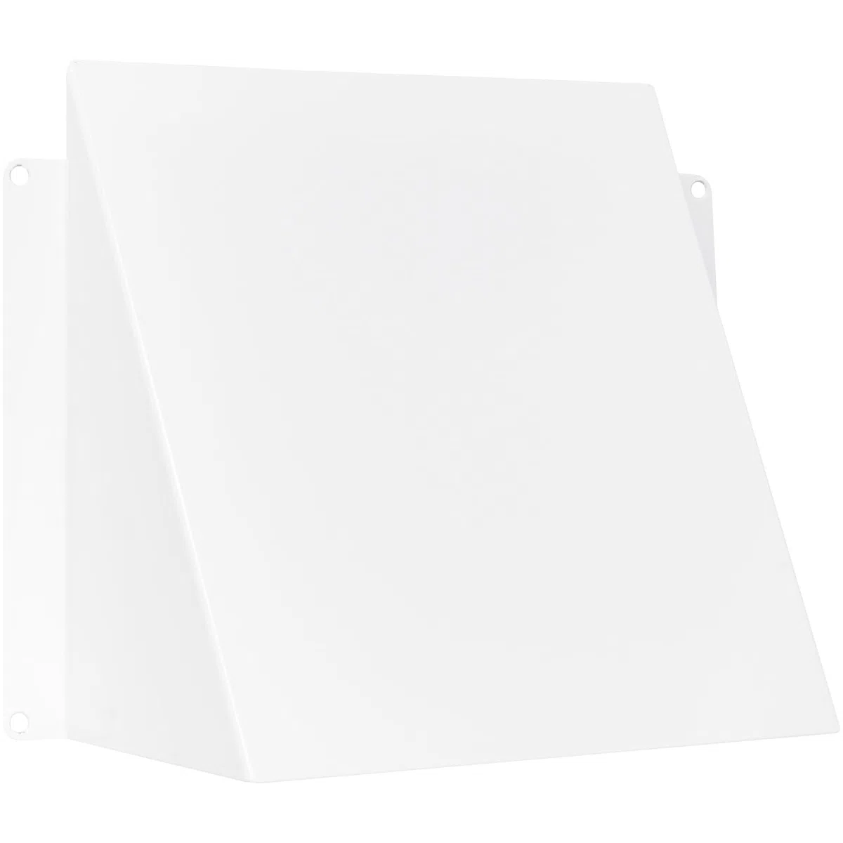 Vent Systems 15,24 x 15,24 cm Déflecteur de Ventilation en Acier Galvanisé Blanc – Déflecteur de Ventilation pour Sèche-Linge Mural et Climatisation – Protection d’Évacuation Extérieure pour
