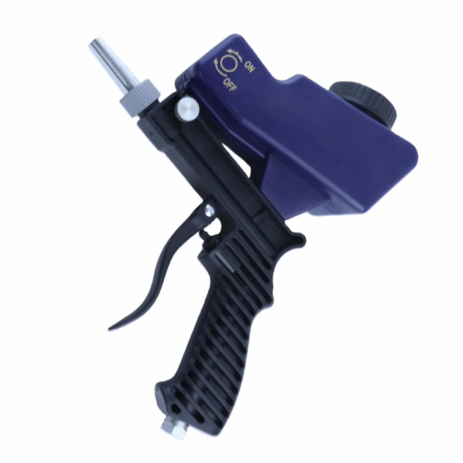 Sableuse à Alimentation par gravité, 70-150 PSI 6000 Tr/min Kit de Pistolet de Sablage à Main, Pistolet de Sablage à Air comprimé pour Nettoyer la Rouille, la saleté, le Décapant d