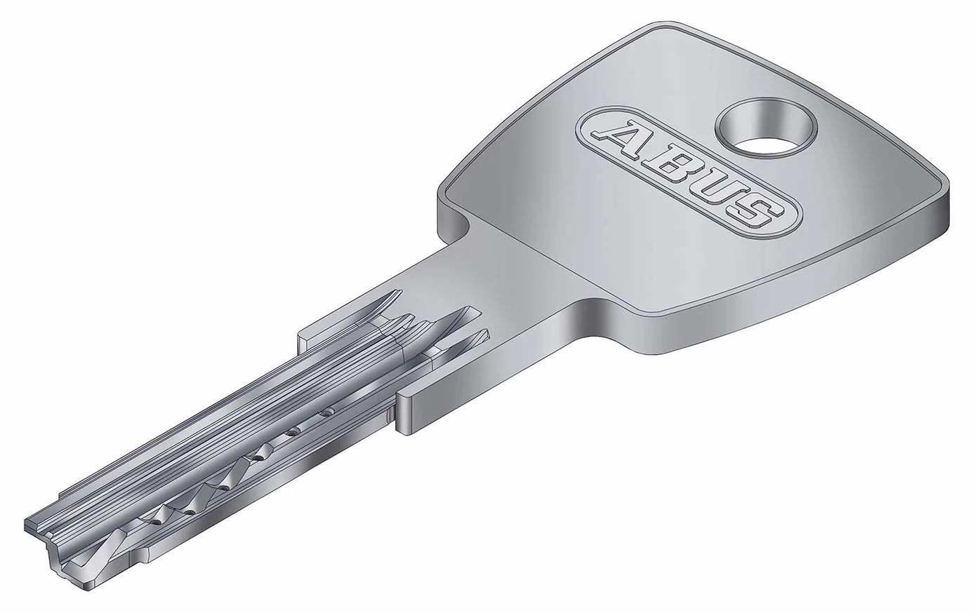 Abus Cylindre à bouton KD6PSN Z30/K40 mm Bkn, Nickelé 0072762