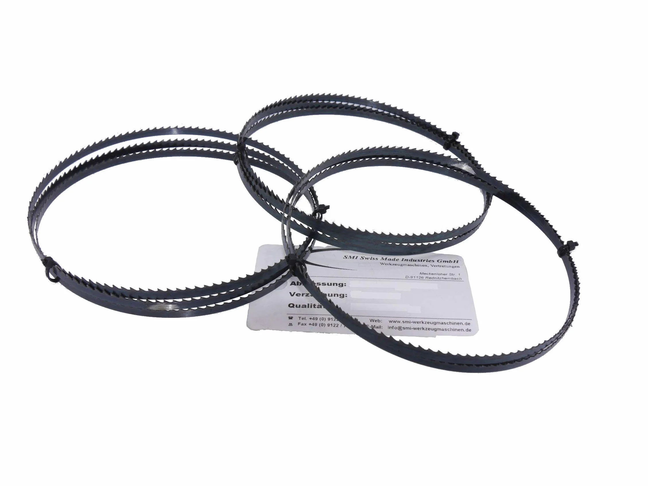 SMI Lot de 3 lames de scie à ruban pour bois, 1712 x 6 x 0,65 mm, 6 dents par pouce, compatible avec Metabo BAS 260 Swift, Elektra Beckum BAS 250 G, Einhell TC-SB 245