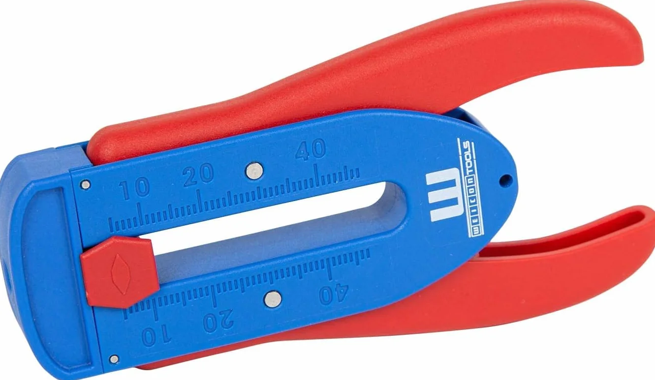 WEICON TOOLS Dénudeur de précision S, Pince à dénuder pour fils fins et torons de 0,12 - 0,8 mm, Fabriqué en Allemagne