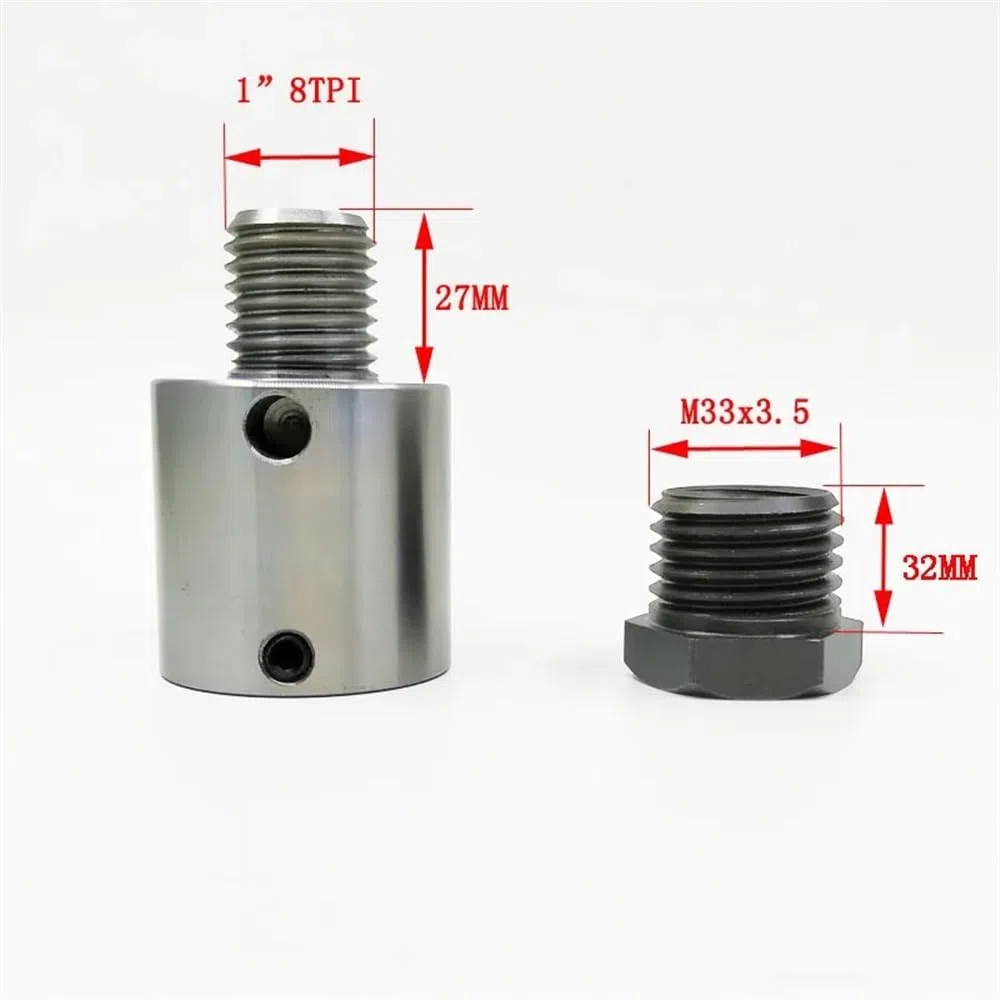 Adaptateur M25 à M33 for mandrins de tour à bois