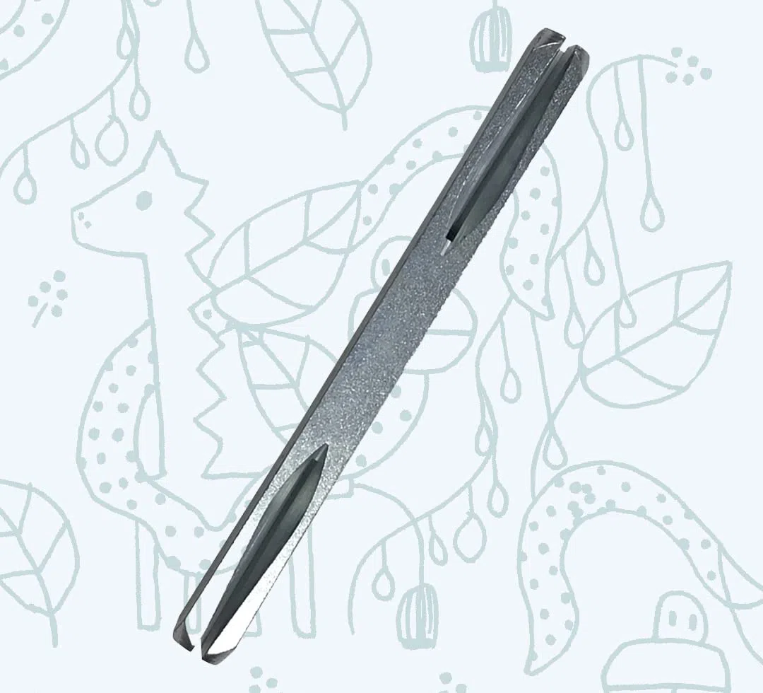 Universal Hardware Levier fendu en acier de 7 mm pour poignées de porte, boutons et fenêtres (150 mm)
