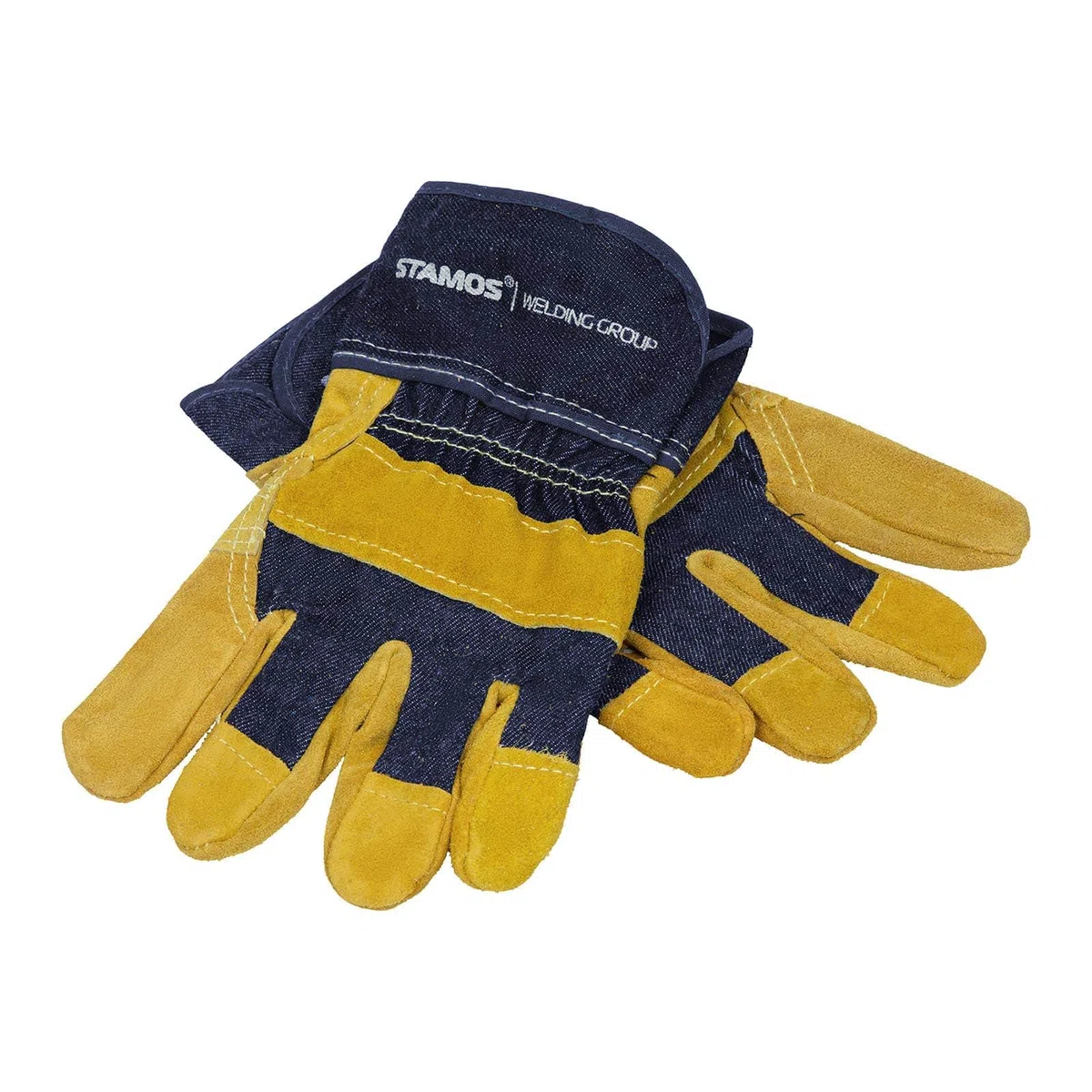 Stamos Welding Group SWG01M Gants de soudeur Taille M doublé Gants de soudure Gants soudeur Gants soudure