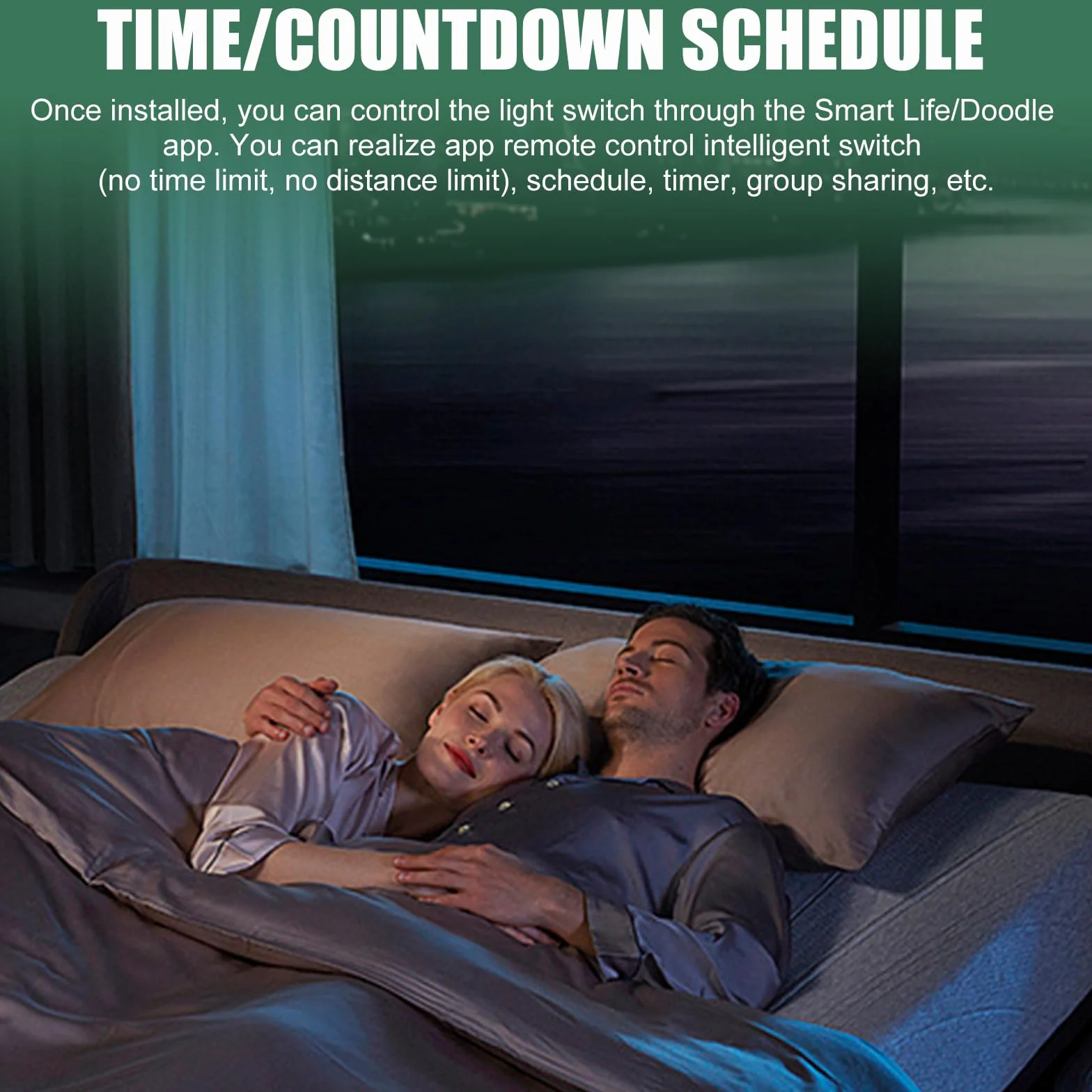 GAOUTO Lot de 6 modules intelligents - Mini interrupteur Wi-Fi 2 voies - Compatible Alexa et Google Assistant - Interrupteur Smart Life - Conducteur neutre nécessaire