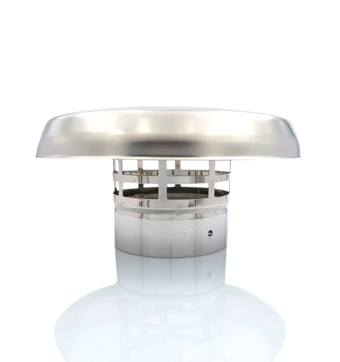 Tygerix® Cheminée Verticale en Acier pour Fumée de 80 mm | Chapeau Chinois pour Conduit de Fumée pour Poêles à Bois, Granulés et Chaudières | Fumée Résistant à la Chaleur | Grille Anti-Intrusion | Le