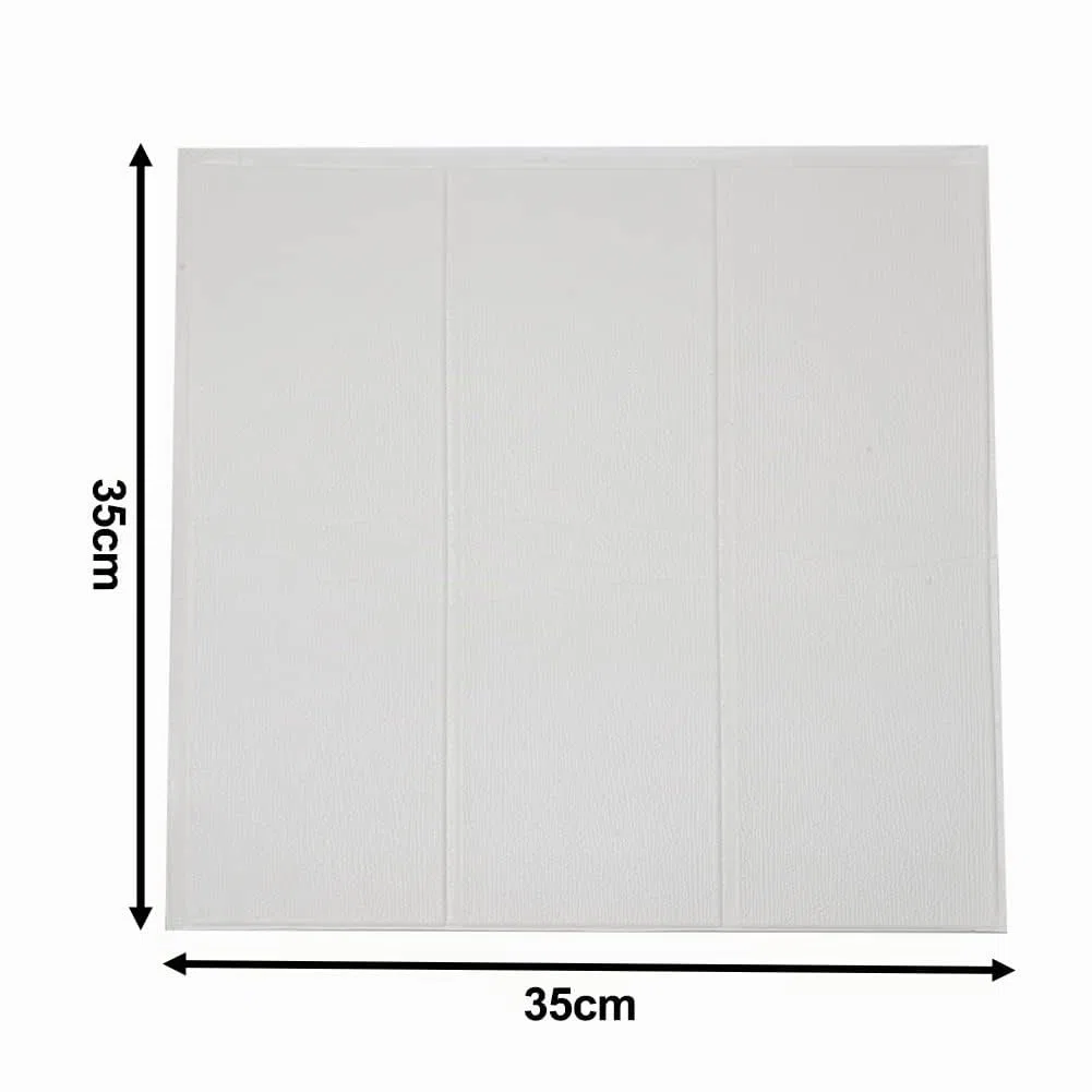 Lot de 20 papiers peints en briques 3D, 35 x 35 cm, carreaux muraux auto-adhésifs, panneau mural 3D étanche, décoration de la maison