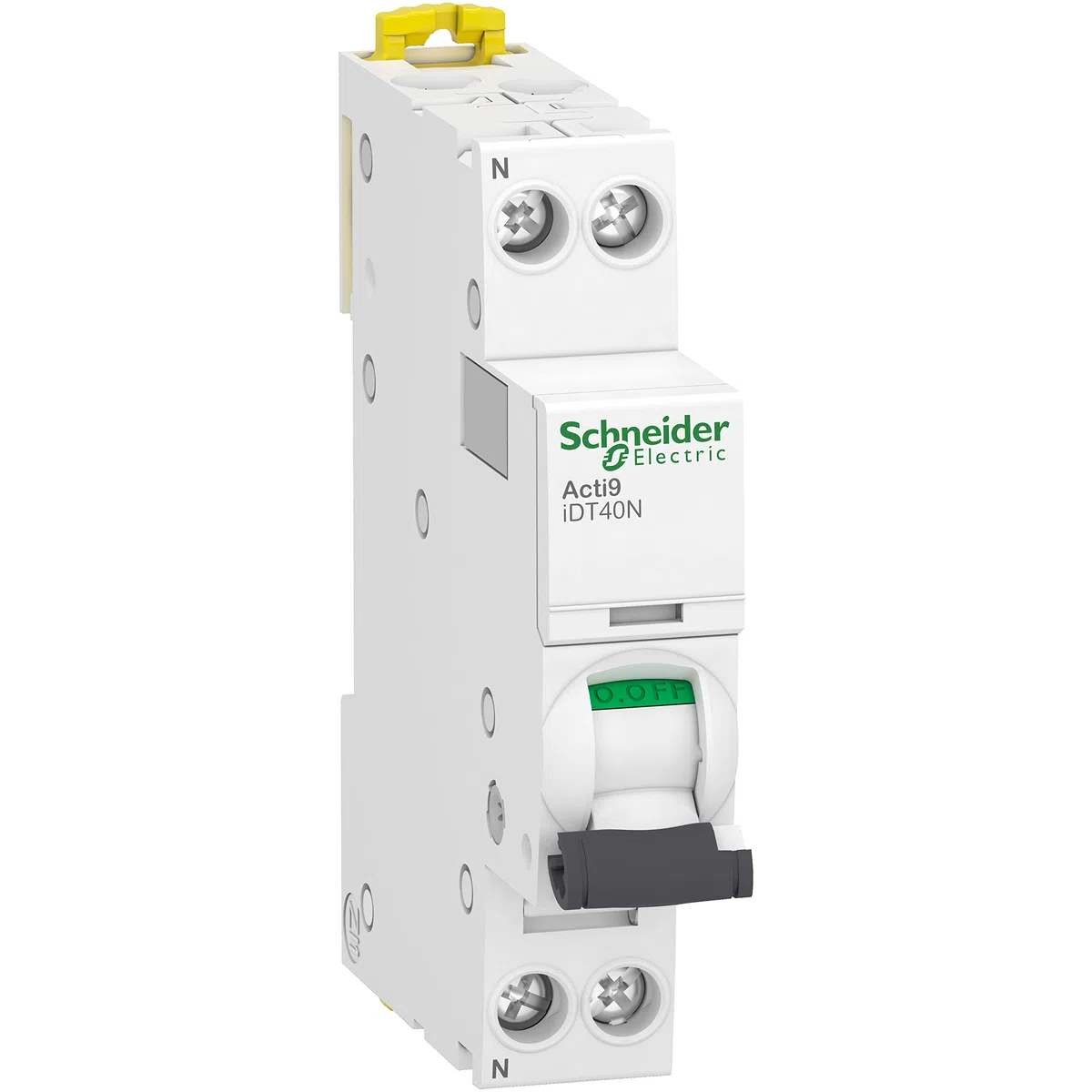 Schneider Electric - Acti9 iDT40N - disjoncteur modulaire - 1P+N C 20A 6000A/10kA - A9P24620