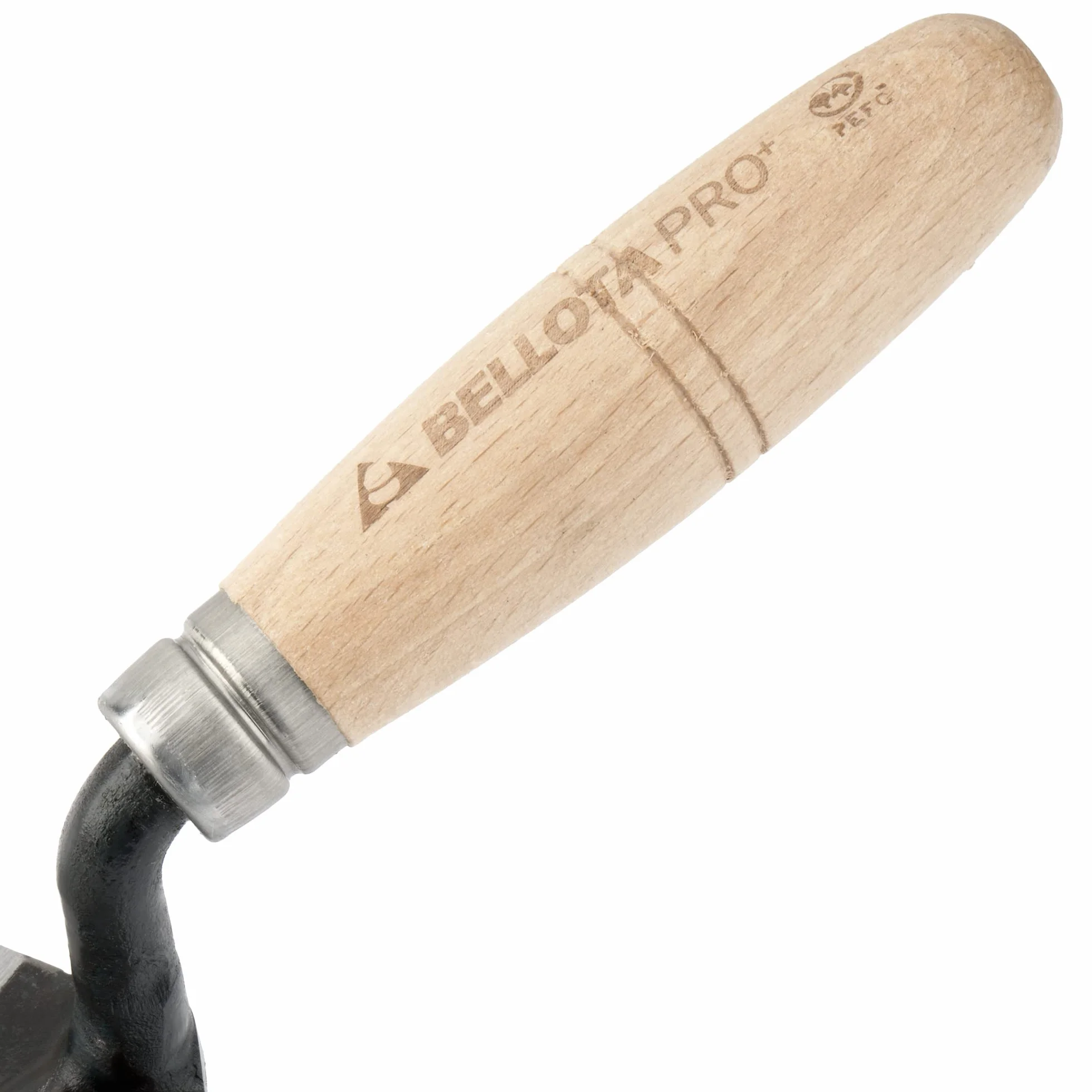 Bellota 5842-H - Truelle Forgée Madrilène avec Manche en Bois de Hêtre pour Travaux de Maçonnerie et de Carrelage, Dimensions 105 x 103 x 318 mm