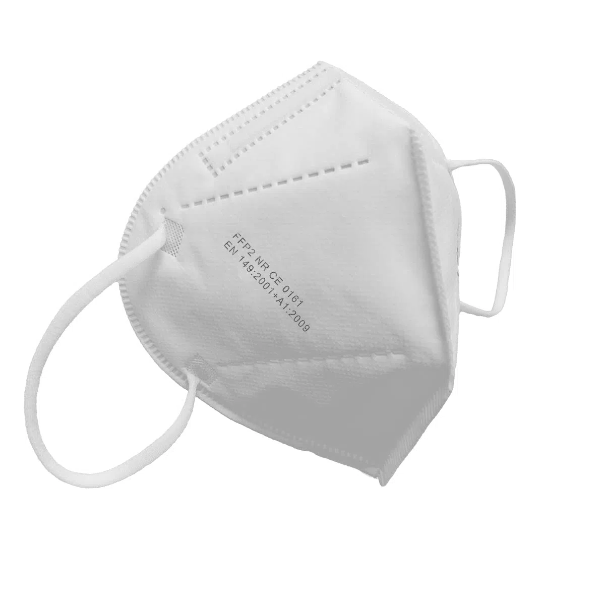 Obbocare - Masques FFP2 à 5 couches. Masque FFP2 homologué avec certificat CE. Emballé individuellement. Fabriqué en Espagne. Couleur blanche. Boîte de 50 Unités