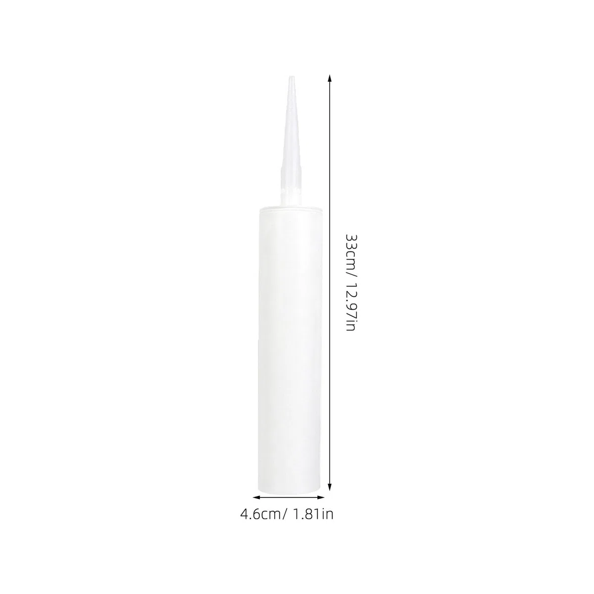 Healeved Tubes de Calfeutrage - Cartouche Douilles, Lot de 9 Tubes de Calfeutrage, Calfeutrage, Buse de Cartouche, Douilles embouts de Remplacement, pour Mastic Adhésif et à Calfeutrer