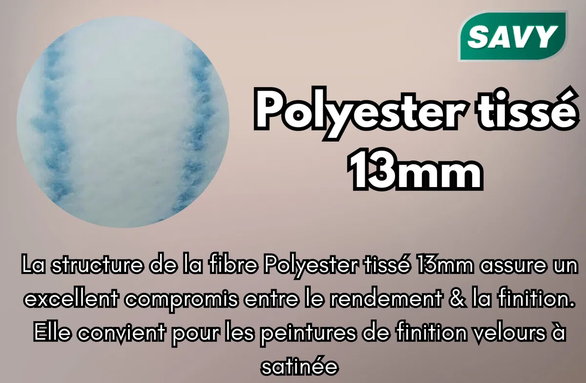 SAVY Manchon peinture mate et satinée acrylique larg.180mm