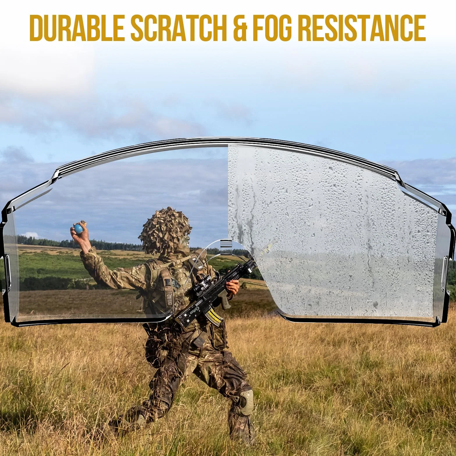OneTigris Lunette de Protection Travail, Surlunettes de Sécurité Anti-buée, Certifiées CE EN166, Lunette Airsoft pour Porteurs de Lunettes, Chantiers, Laboratoires