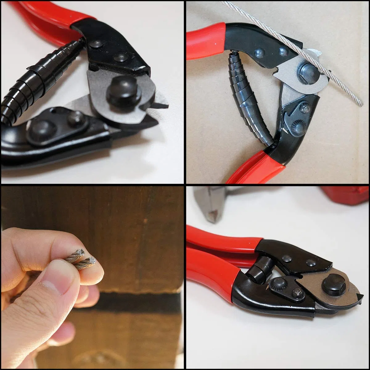 Lababe Pince coupe-câble à cliquet ultra résistante pour câbles en aluminium/cuivre jusqu'à 240 mm²