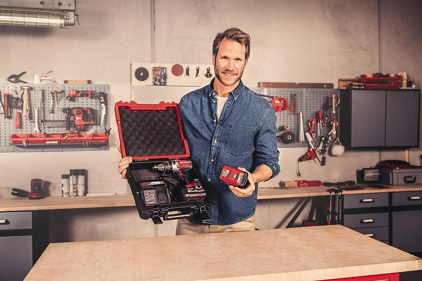 Einhell Coffret de rangement et de transport E-Box S35 - Taille S