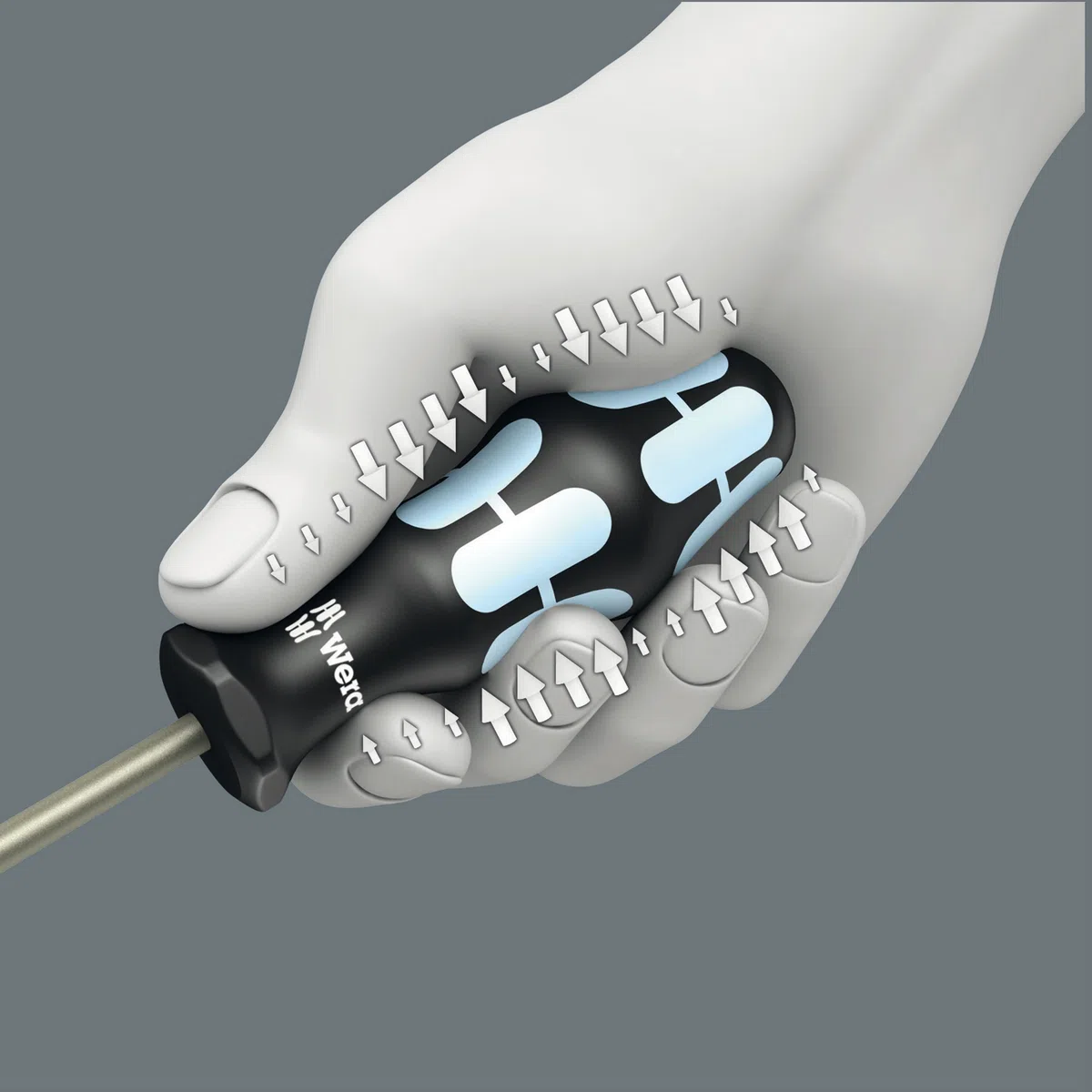 Wera 032023 Kraftform Plus Tournevis Phillips en acier inoxydable PH3