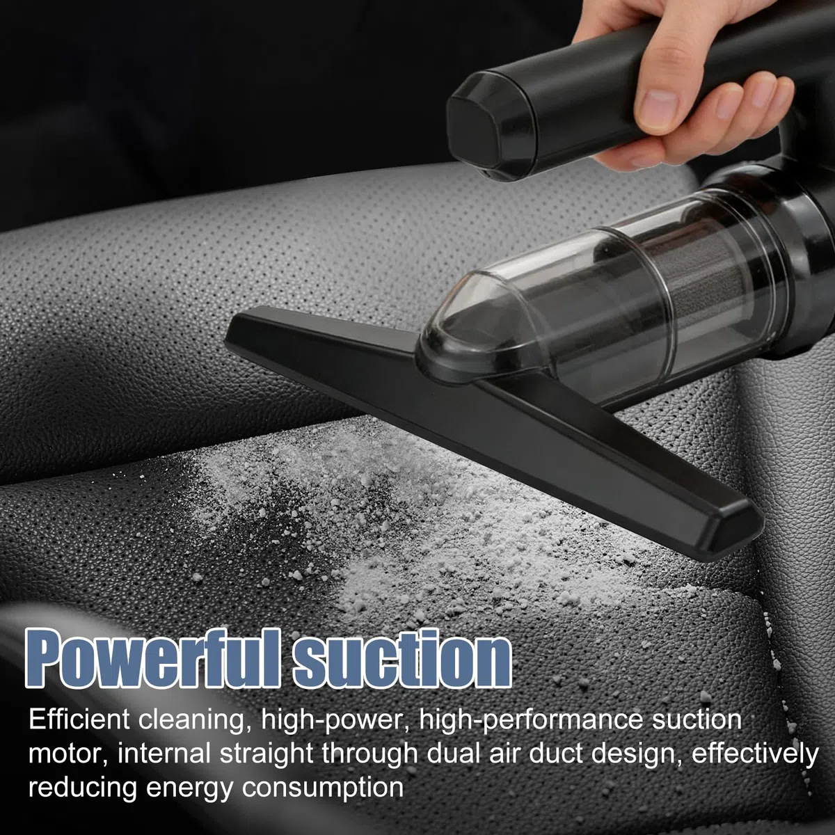 Lave Vitre Électrique, Aspirateur Vitre Avec Réservoir 100 ml, 5000 PA Aspiration, Pour Fenêtres, Miroirs Et Carrelages, Raclette Vitre