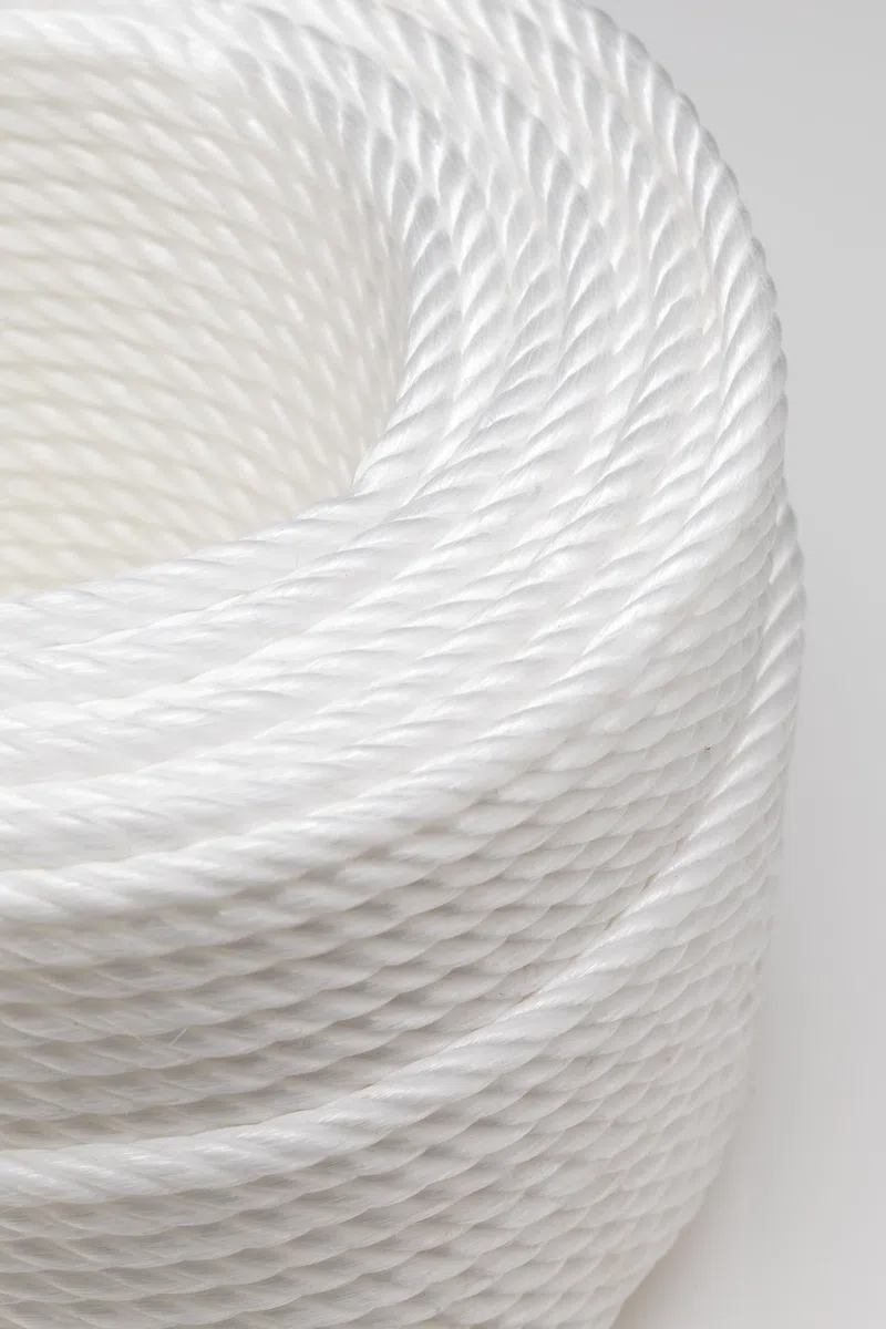 Flandria 362 Couronne de Cordage en Polypropylène Ø 8 mm x 100 m, Blanc