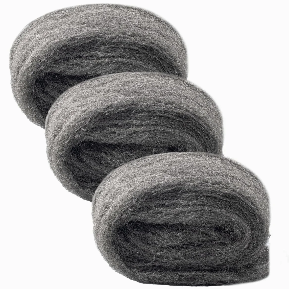 Laine d'acier Meccion 0000 Laine d'acier ultra fine 3 paquets pour le nettoyage, le polissage et la préparation de surface du bois et du métal - 2.5m/Rouleau