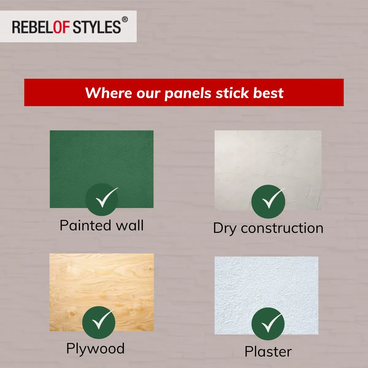 Rebel of Styles - UltraLight Tasso Black - 0,63 m² / 6 pièces - Panneaux muraux/revêtements/plaques en EPS aspect pierre naturelle - Décoration murale en mousse avec isolation