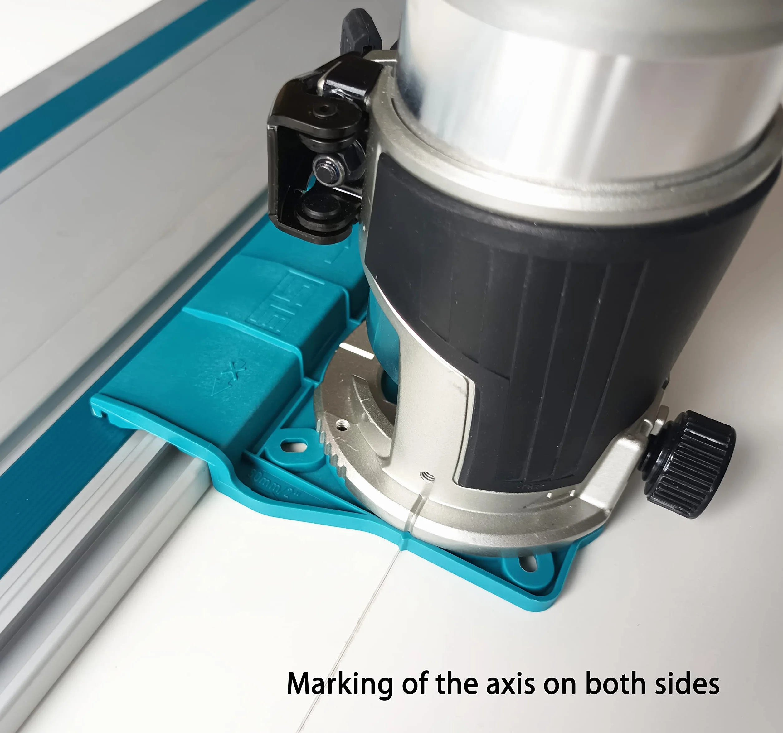Adaptateur de rail de guidage professionnel pour Makita DRT50 / RT0700C / RT0702C / RT0700 / 3709/3711 pour Makita/Bosch/Festool/Mafell