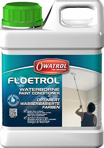 Owatrol FLOETROL Additif de peinture optimisant l’adhérence de la peinture et facilitant la glisse du pinceau
