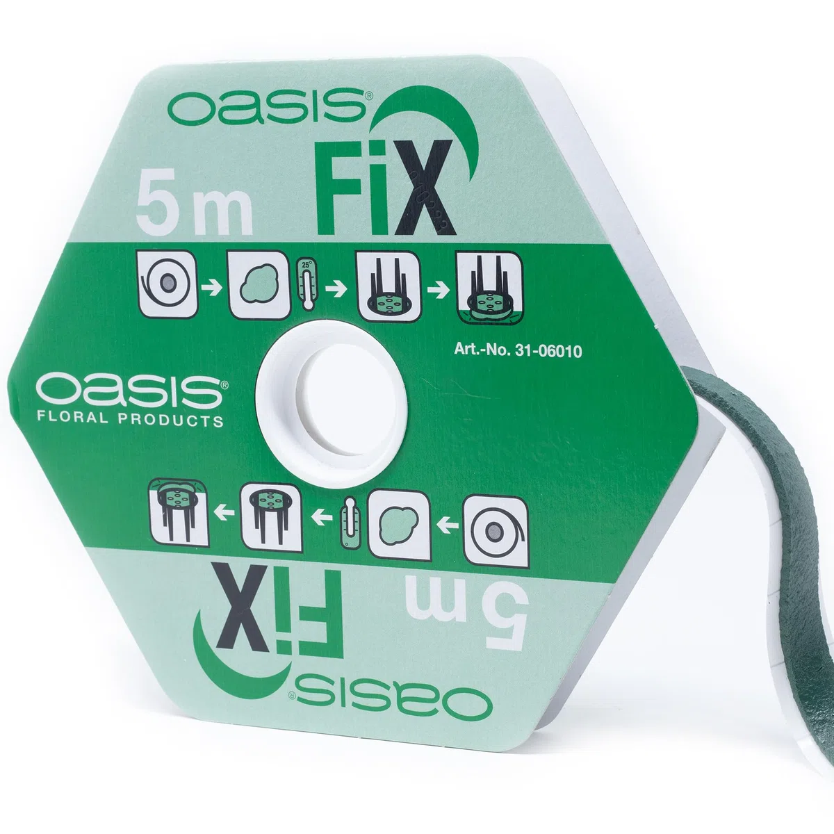 Oasis Fix Mastic adhésif double face vert Pâte à modeler Bricolage Fournitures florales pour la fixation de mousse florale Éponge à emboîter