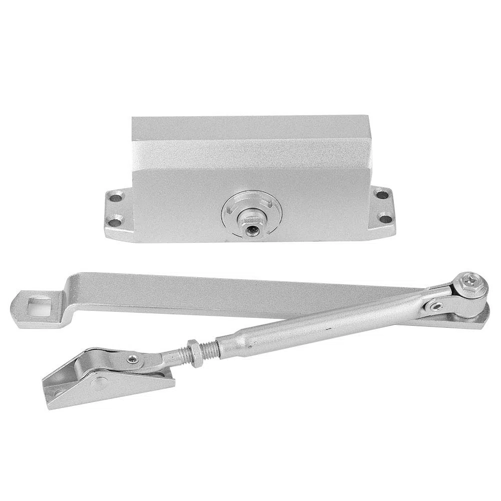 Ferme Porte Automatique, Groom Fermeture Porte à Ressort Réglable Hydraulique Amortisseur Porte Tampon Fermé usage Commercial et Résidentiel 25-35 kg