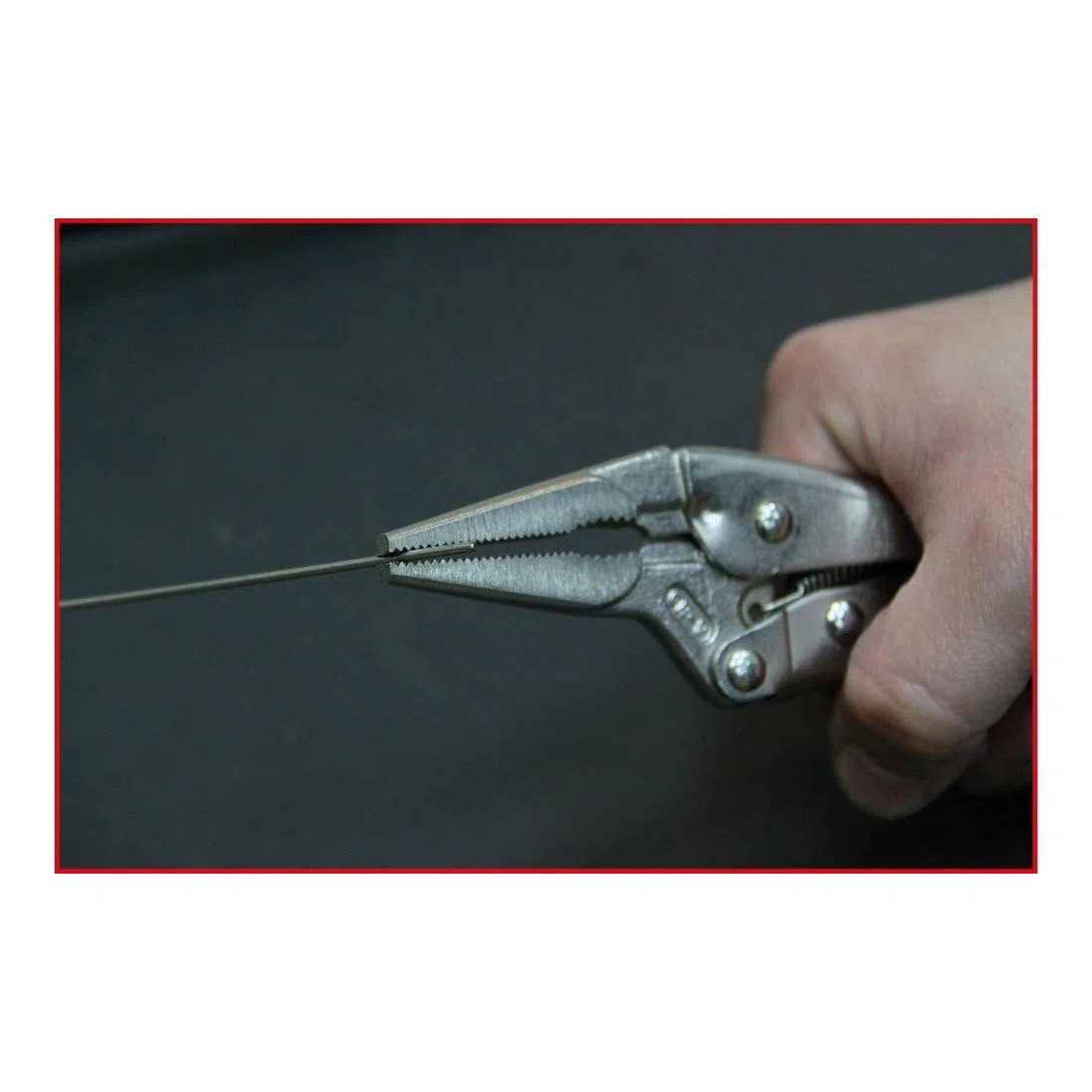 KS Tools 115.1034 Pince étau 6" bec rallonger 150 mm