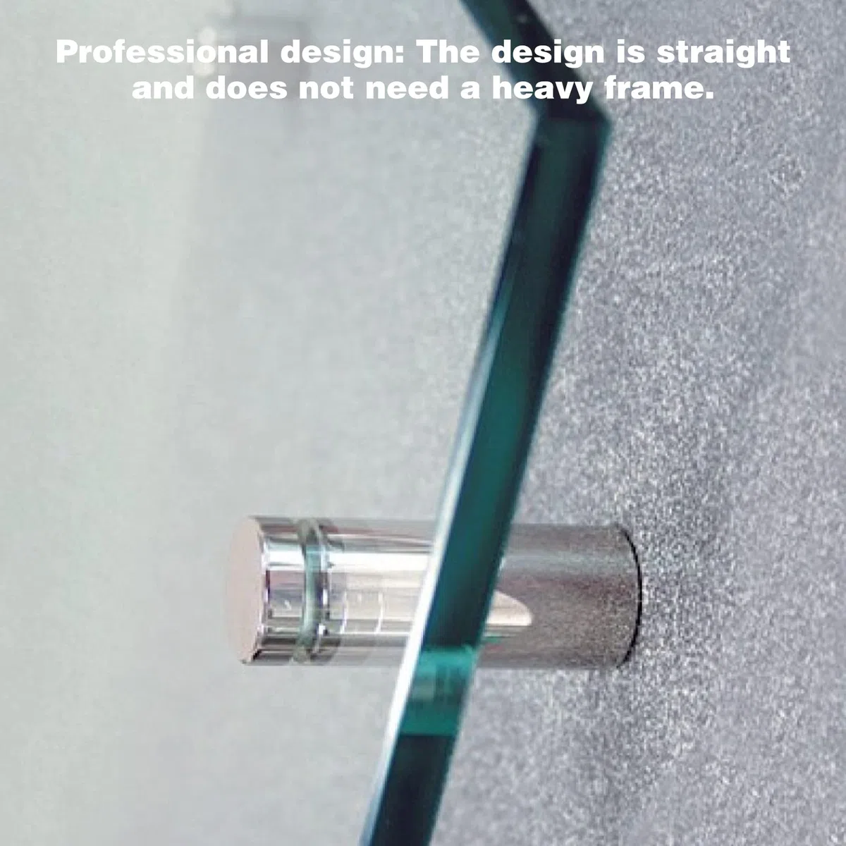 Entretoise de Verre,Entretoise Inox,Supports de Panneaux,Support Vis Publicité,Acier Inoxydable Publicité Vis (19x70 MM - 8 Pièces)