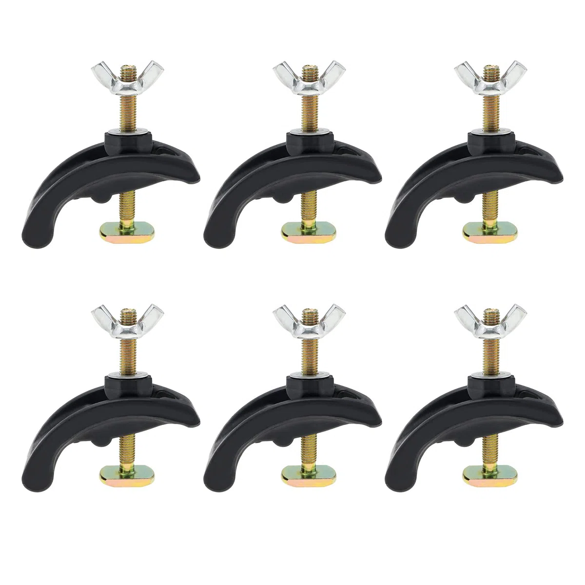 Lot de 6 colliers de serrage CNC pour plaque de presse en T pour machine de gravure